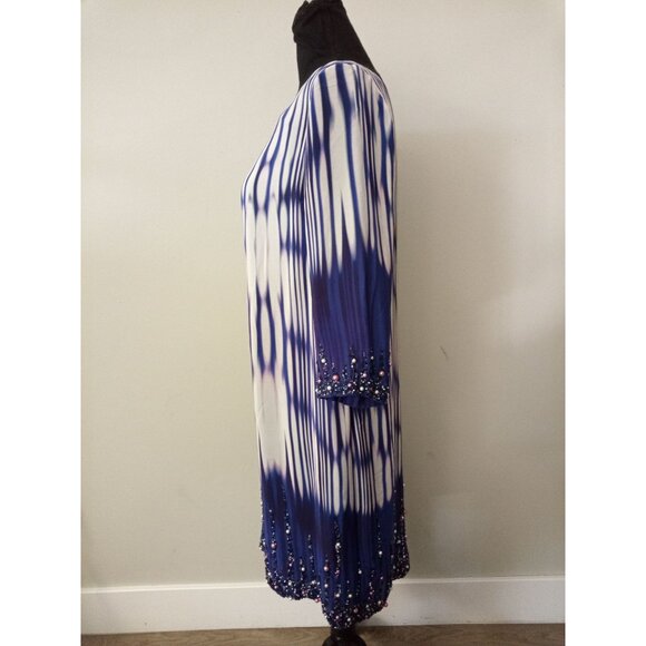 Alexia Admor Purple White Mini Dress Size Medium - Picture 2 of 7